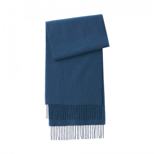 Szalik wełniany niebieski