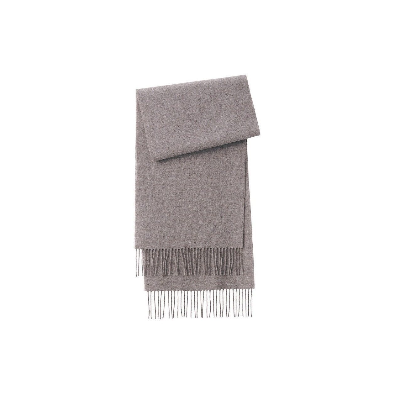 Szalik wełniany brązowy