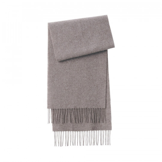 Szalik wełniany brązowy