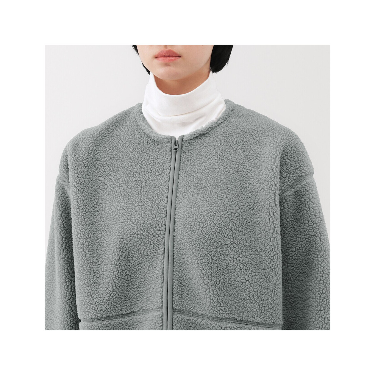 Bluza z polaru rozpinana granatowa