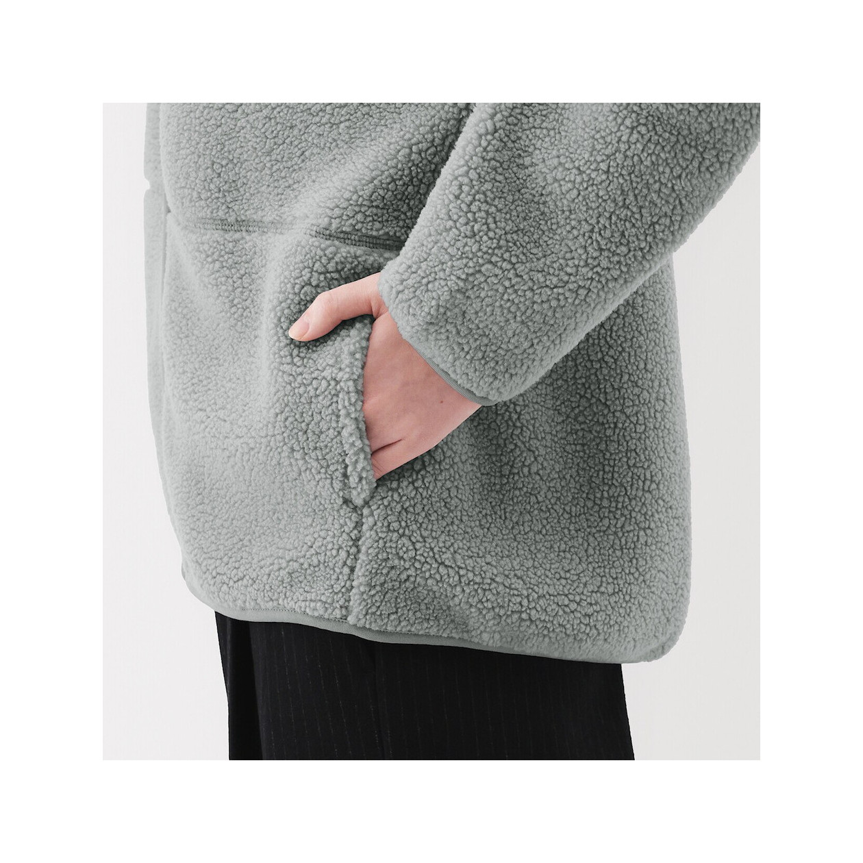 Bluza z polaru rozpinana granatowa