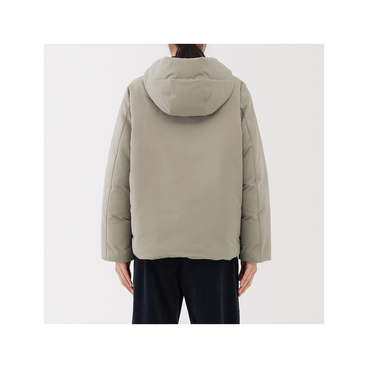 Kurtka puchowa z kapturem czarna