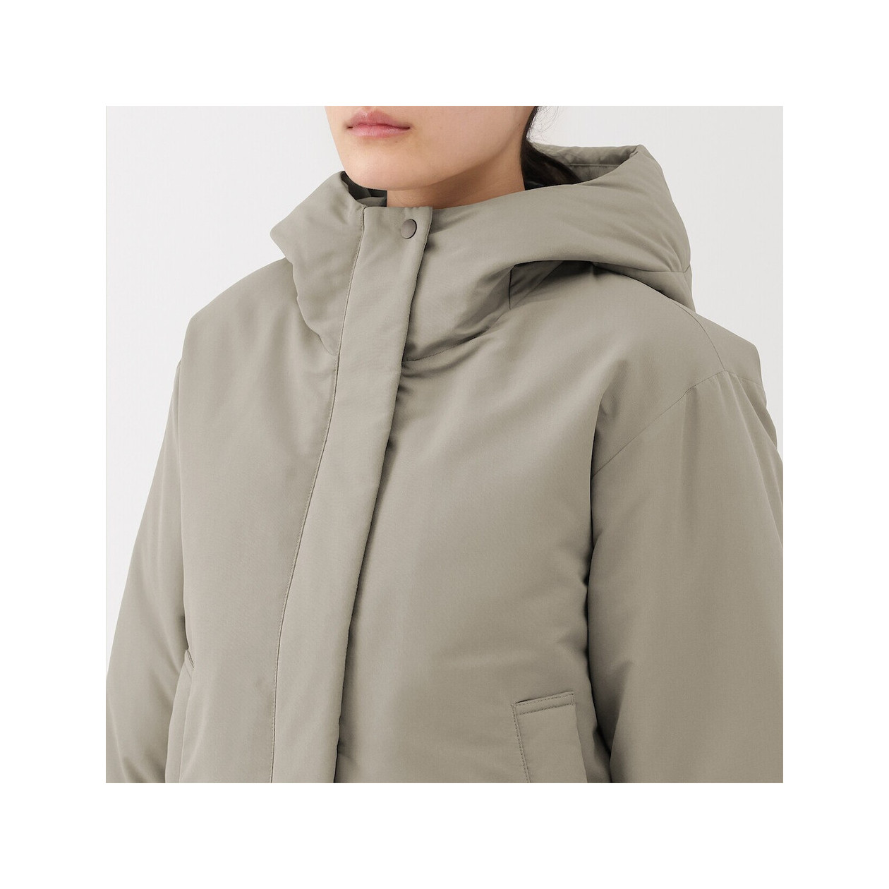 Kurtka puchowa z kapturem czarna