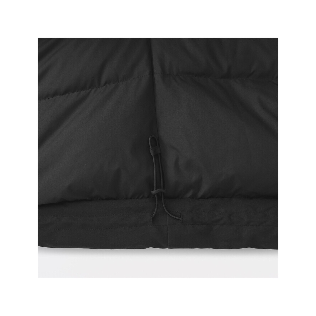 Kurtka puchowa z kapturem czarna