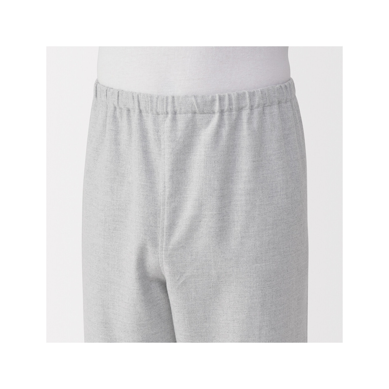 Piżama męska flanelowa szara