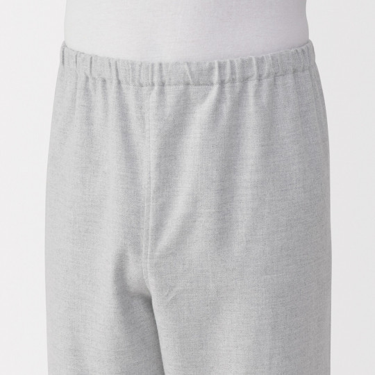 Piżama męska flanelowa szara