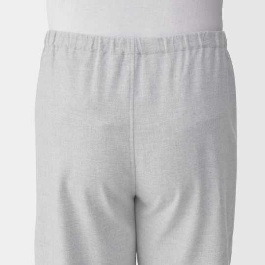 Piżama męska flanelowa szara