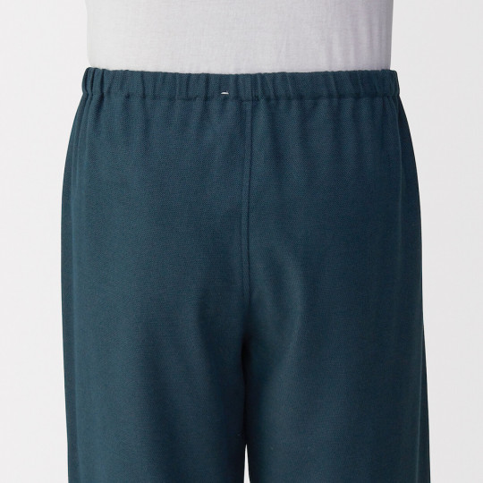 Piżama męska flanelowa granatowa