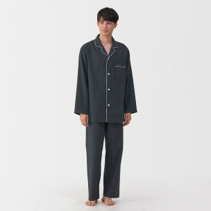 Piżama męska flanelowa w...