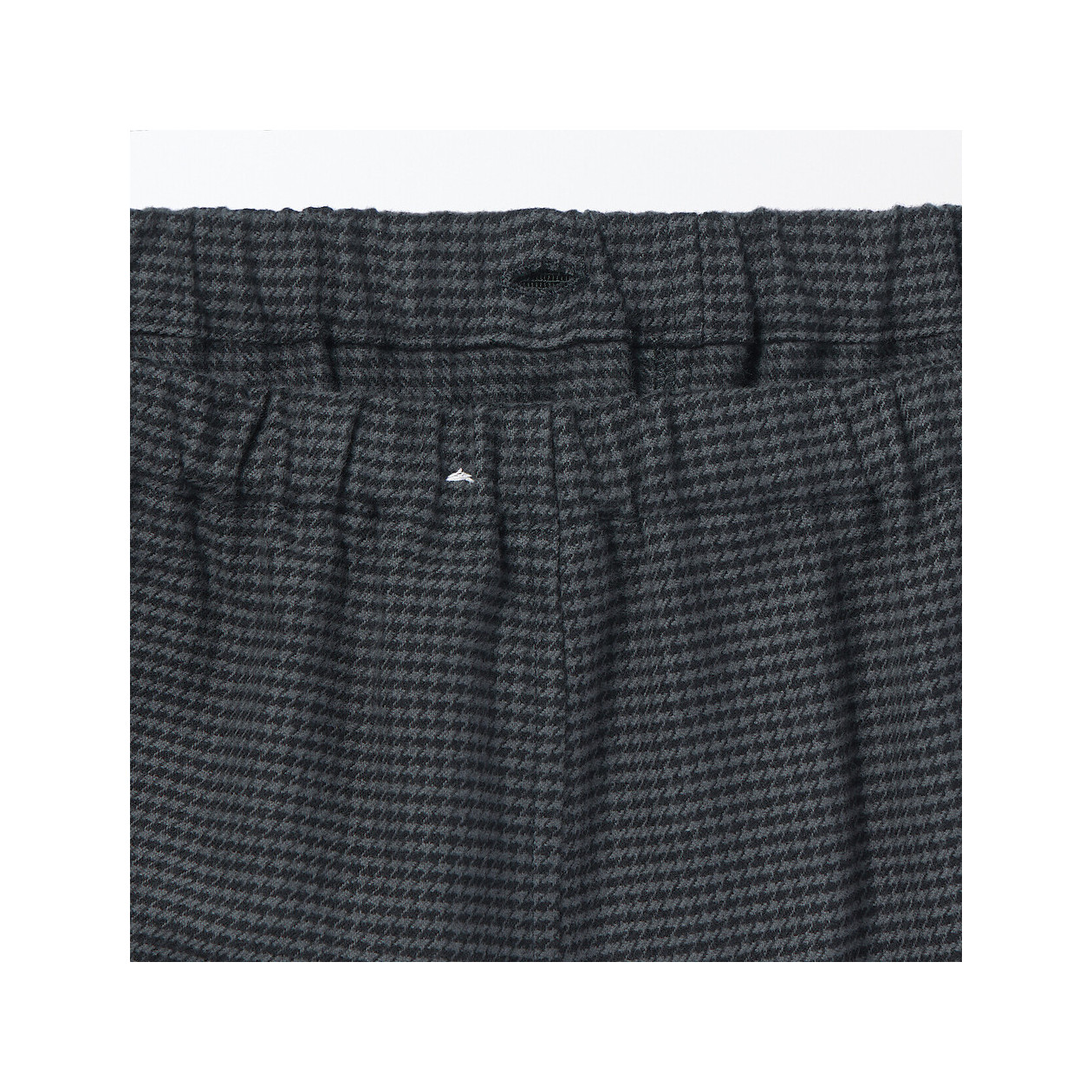 Piżama męska flanelowa w pepitkę szara