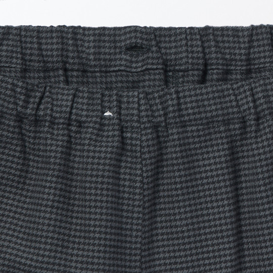 Piżama męska flanelowa w pepitkę szara