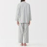 Piżama damska flanelowa szara