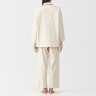 Piżama damska flanelowa kremowa
