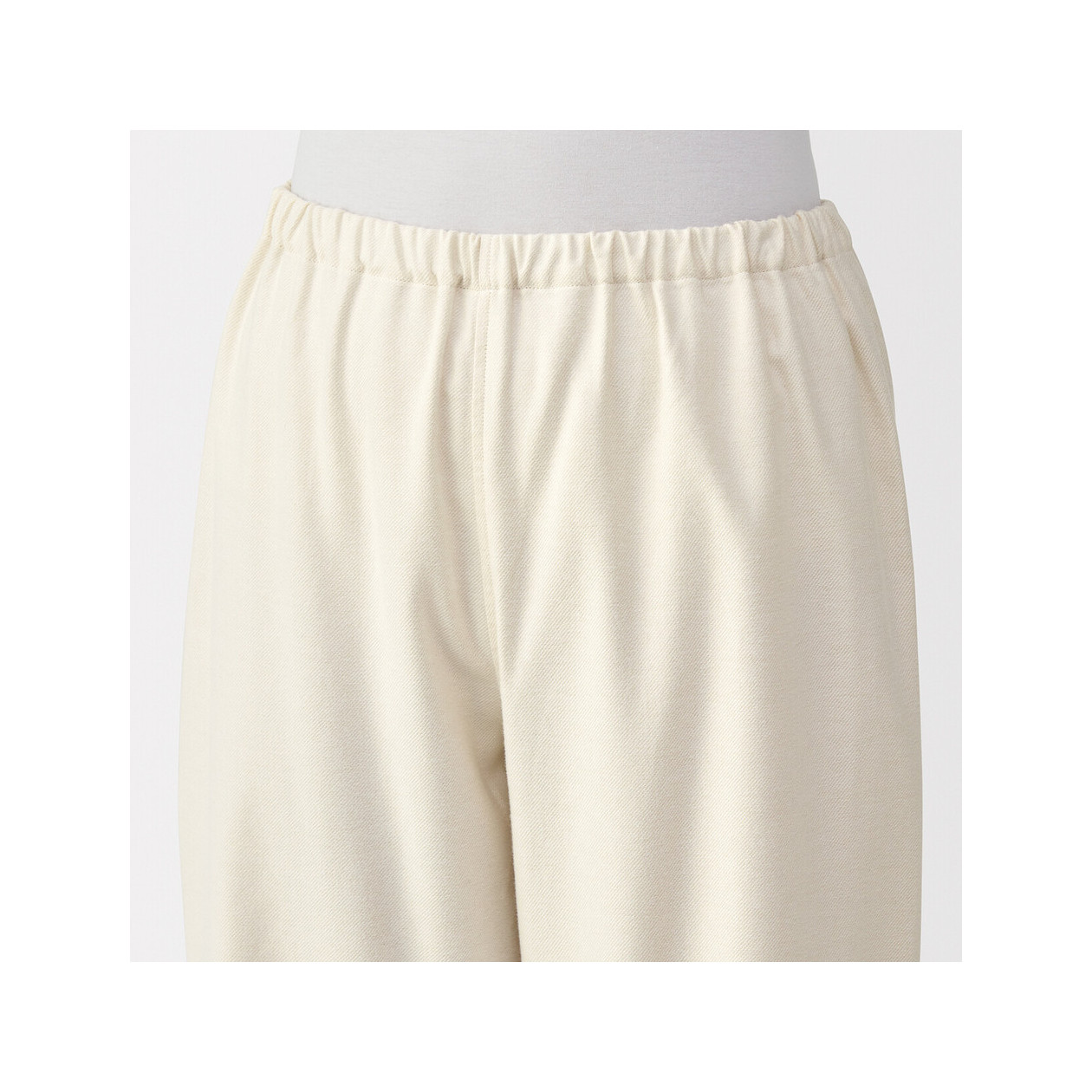 Piżama damska flanelowa kremowa