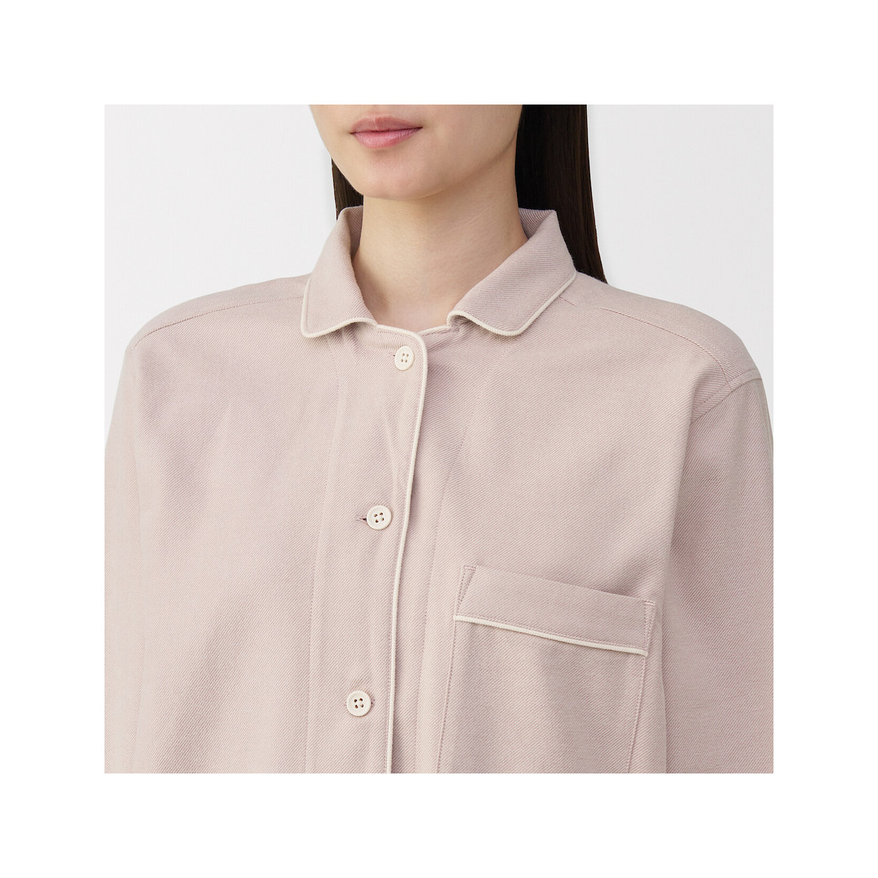 Piżama damska flanelowa różowa