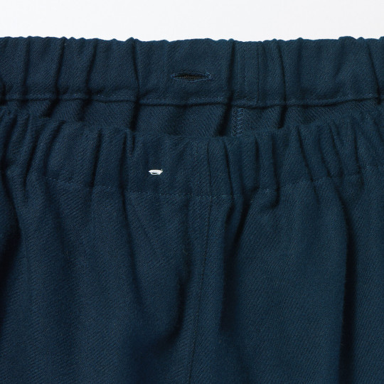 Piżama damska flanelowa granatowa