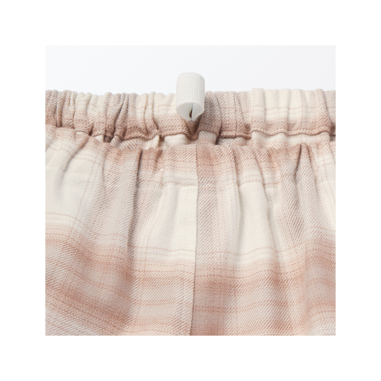 Piżama damska flanelowa w kratę różowa