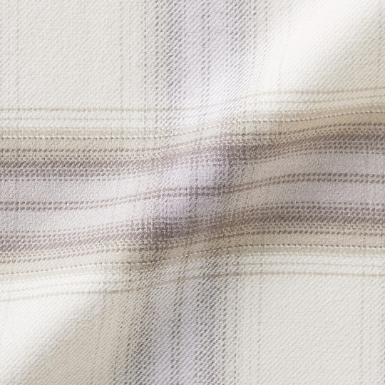 Piżama damska flanelowa w kratę brązowa