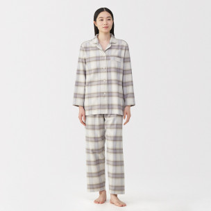 Piżama damska flanelowa w...