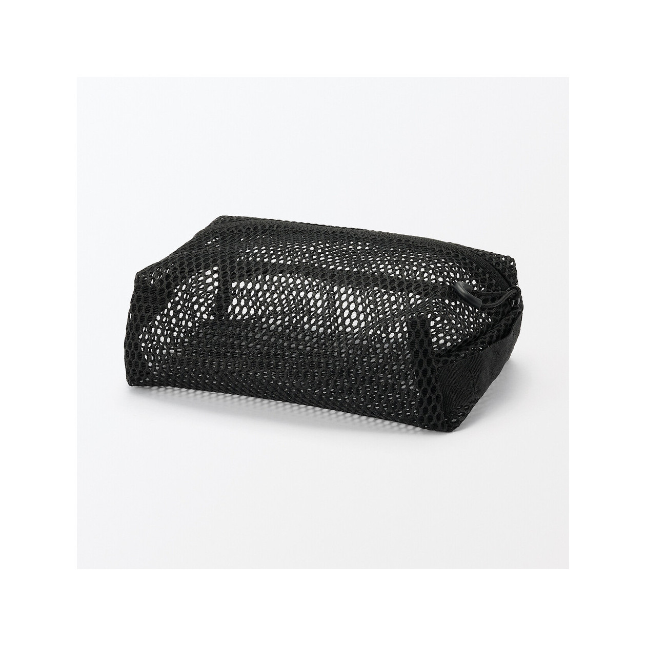 Saszetka z miekkiej siatki czarna S
