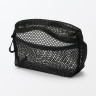 Saszetka z miekkiej siatki czarna S