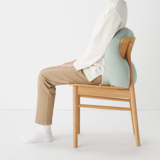 Poduszka miękka "mochi" owalna zielona