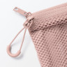 Saszetka z siatki L różowa