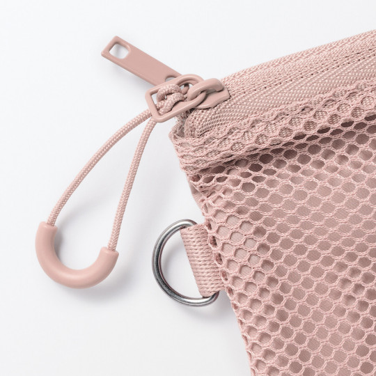 Saszetka z siatki S różowa