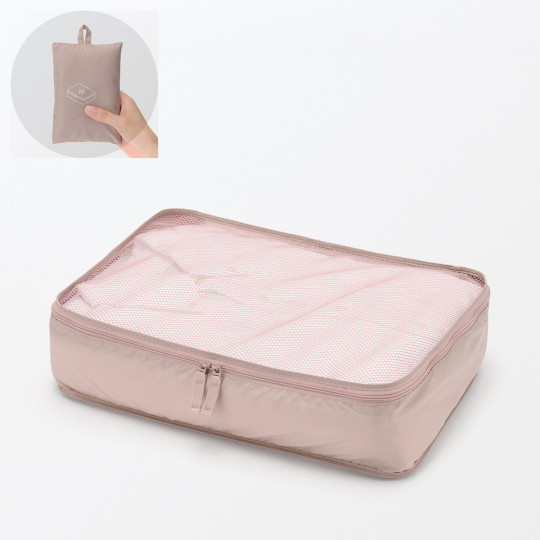 Organizer podróżny do walizki różowy M