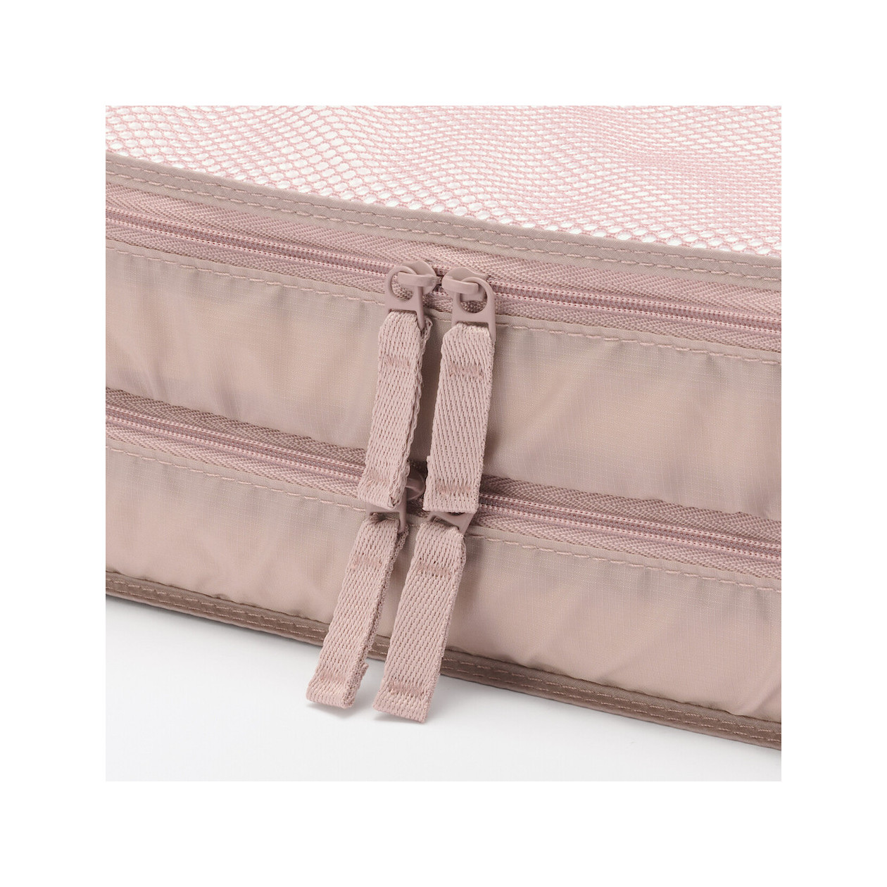 Organizer podróżny do walizki podwójny różowy M