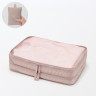 Organizer podróżny do walizki podwójny różowy M