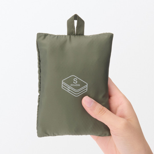 Organizer podróżny do walizki podwójny khaki S