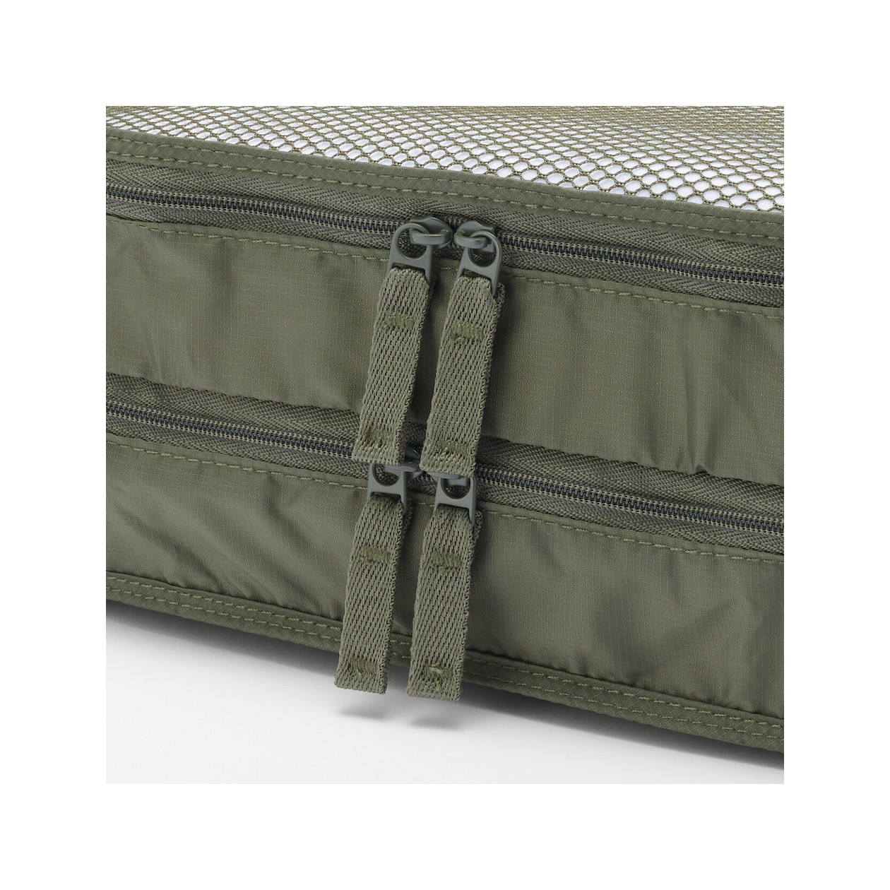 Organizer podróżny do walizki podwójny khaki S