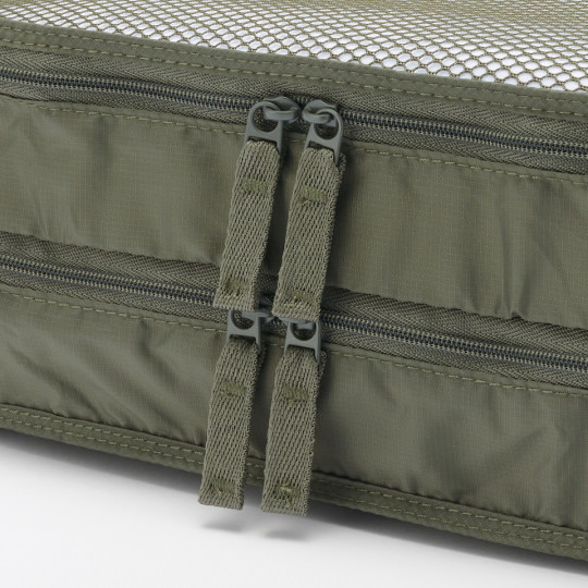 Organizer podróżny do walizki podwójny khaki S