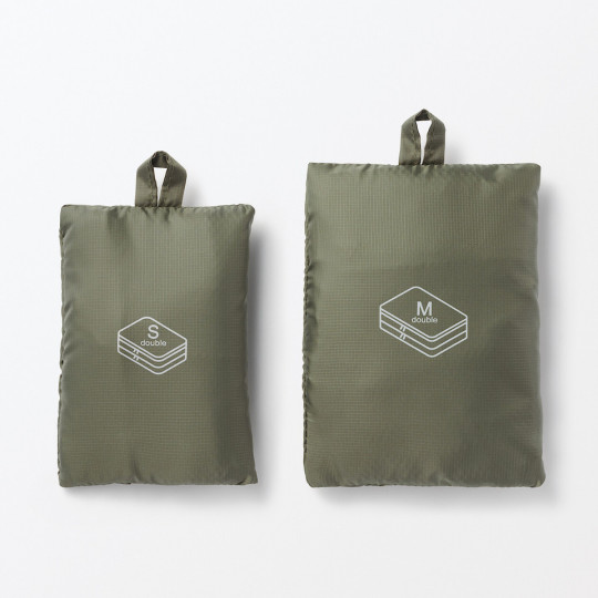 Organizer podróżny do walizki podwójny khaki S