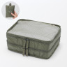 Organizer podróżny do walizki podwójny khaki S