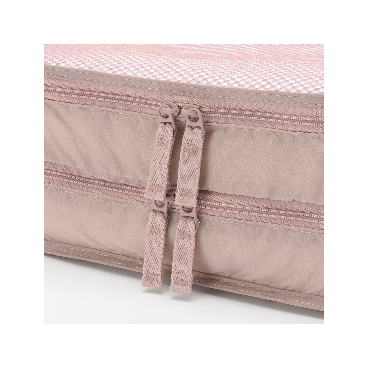 Organizer podróżny do walizki podwójny różowy S