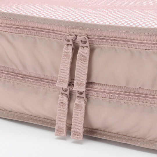 Organizer podróżny do walizki podwójny różowy S