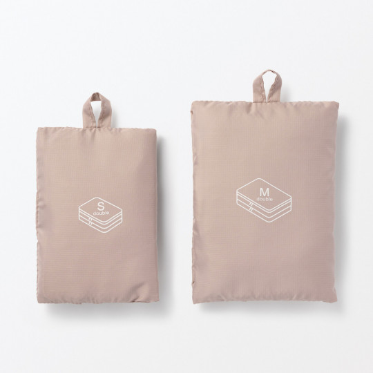 Organizer podróżny do walizki podwójny różowy S