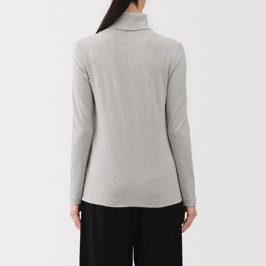 Golf bawełniany szary