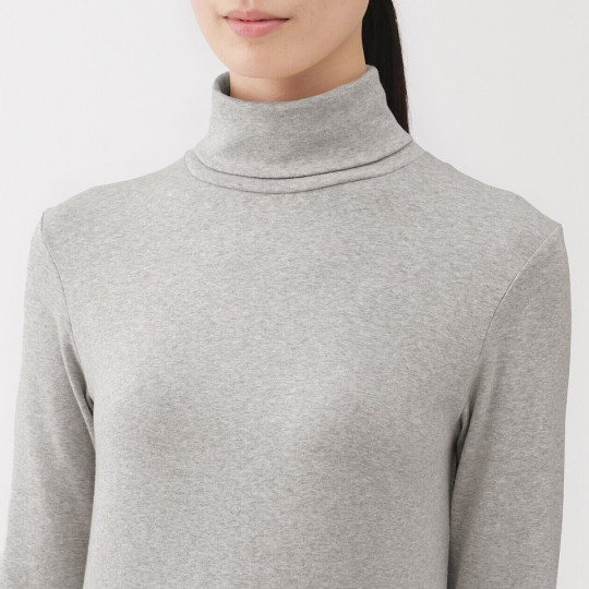 Golf bawełniany szary