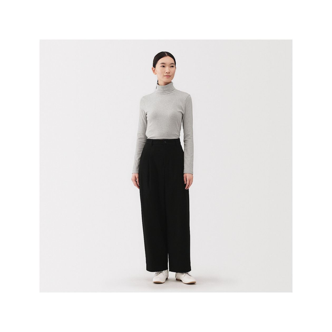 Golf bawełniany szary