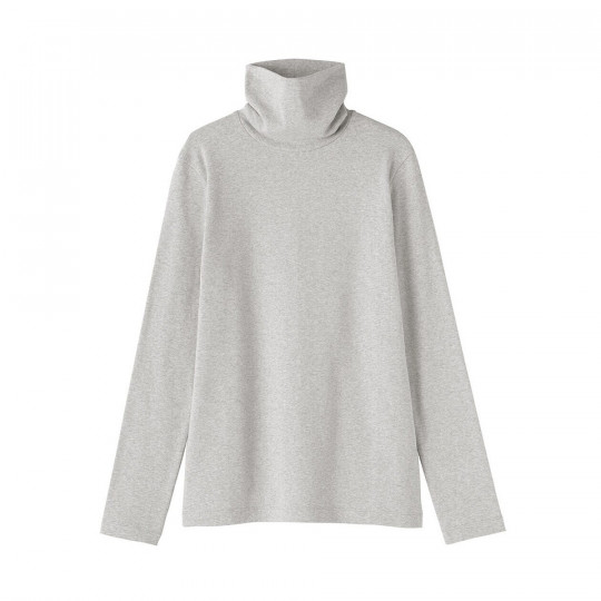 Golf bawełniany szary