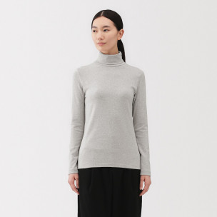 Golf bawełniany szary