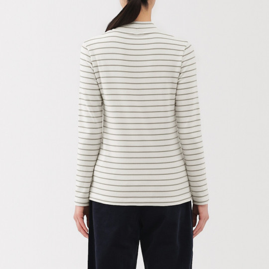 Półgolf bawełniany biały