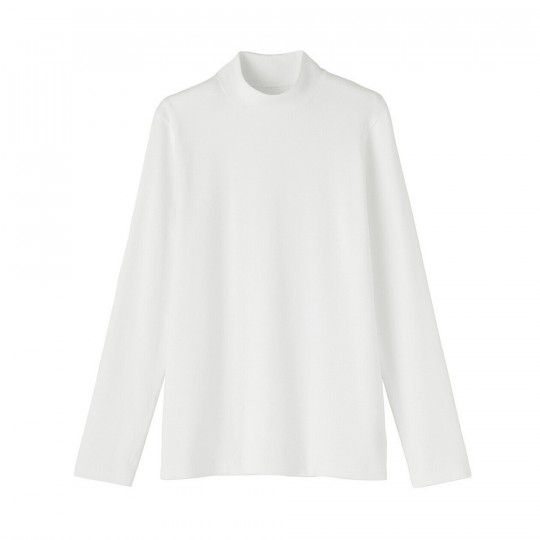 Półgolf bawełniany biały