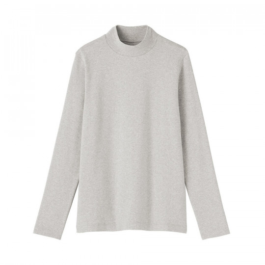 Półgolf bawełniany szary