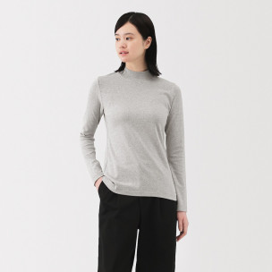 Półgolf bawełniany szary