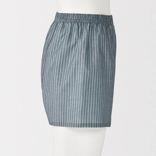 Bokserki bawełniane w paski granatowe