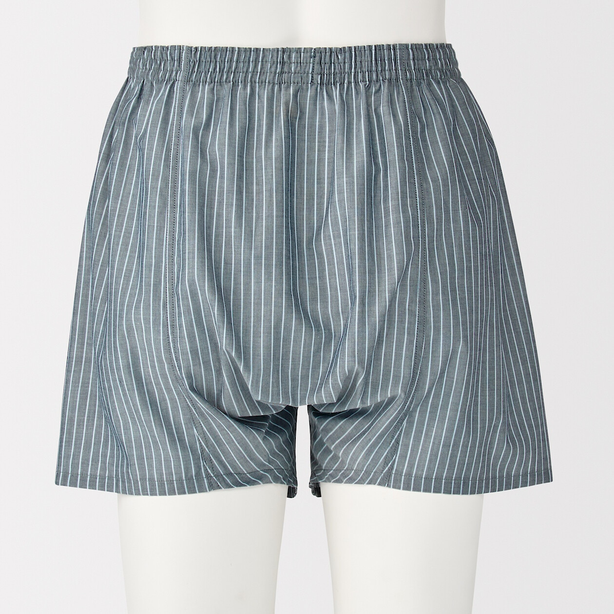 Bokserki bawełniane w paski granatowe